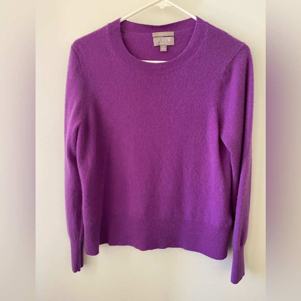 J. Crew cashmere crewneck sweater